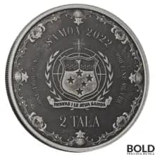 2022 Samoa Silver 1 oz Mermaid BU Coin