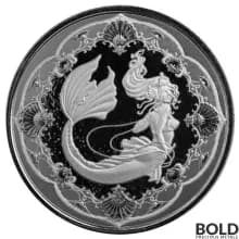 2022 Samoa Silver 1 oz Mermaid BU Coin