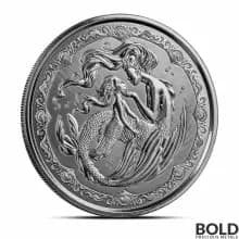 2023 1 oz Samoa Mermaid Mother & Daughter Silver Coin (BU)