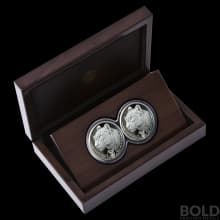2020 Silver South Africa Big Five Leopard Proof Set - 2 oz