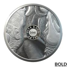 2020 Silver Big Five Rhino & Krugerrand Privy Proof Set - 2 oz