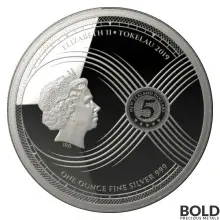 2019 Silver Tokelau Chronos 1 oz Prooflike