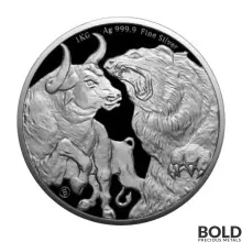 2022 Silver 1 Kilo Tokelau Bull & Bear