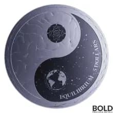 2022 Silver Tokelau Equilibrium: Yin Yang 1 oz BU