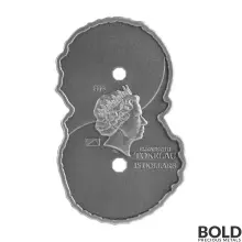 2023 Tokelau Figure 8 Dragon & Tiger Antiqued 3 oz Silver HR Coin