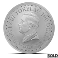 2024 1 Kilo Tokelau Mustang Silver Coin (Proof-like)