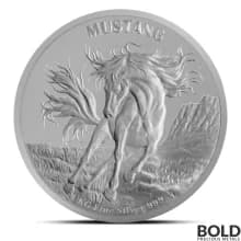 2024 1 Kilo Tokelau Mustang Silver Coin (Proof-like)