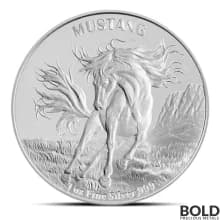 2024 1 oz Tokelau Mustang Silver Coin (Proof-like)