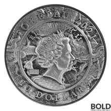 2021 Tokelau Dragon Zodiac Pairs: Chinese Dragon & Ox 2 oz Silver