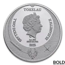 2021 Tokelau The Great Old One Cthulhu 1 oz Silver BU