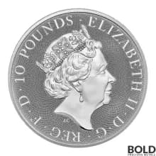 2023 Britain Tudor Beasts Yale of Beaufort 10 oz Silver BU