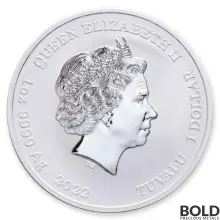 2022 Tuvalu Gods of Olympus: Aphrodite 1 oz Silver BU