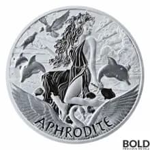 2022 Tuvalu Gods of Olympus: Aphrodite 5 oz Silver BU