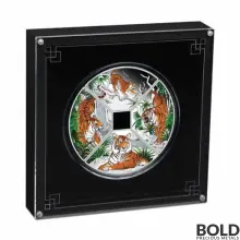 2022 Tuvalu Year of the Tiger Quadrant 4-Coin Silver Proof