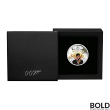 2023 Silver 1 oz Tuvalu James Bond Live and Let Die Color Proof