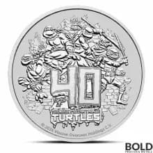 2024 1 oz Teenage Mutant Ninja Turtles 40th Anniversary Silver Coin (BU)