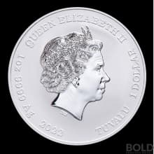 2022 Tuvalu Gods of Olympus: Hera 1 oz Silver BU