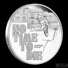 2020 Tuvalu James Bond No Time To Die 1 oz Silver Proof