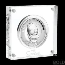 2021 Tuvalu Homer Simpson 2 oz Silver High Relief Proof