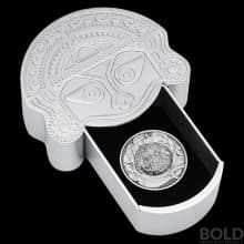2021 Tuvalu Tears Of The Moon 2 oz Silver Antiqued