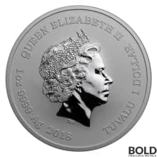 2018 Silver 1 oz Tuvalu Iron Man