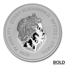 2018 Silver 1 oz Tuvalu Thor