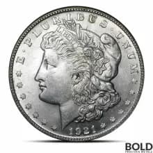 1921-S Morgan Silver Dollar (BU)