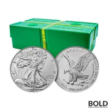 2024 1 oz American Silver Eagle Monster Box (500 Coins, BU)
