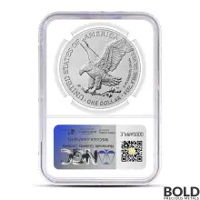 2024-W 1 oz America Silver Eagle Coin MS70 NGC (Brown Label)