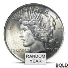 Silver Peace Dollar NGC MS63 (Random)