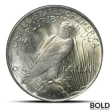 Silver Peace Dollar NGC MS64 (Random)