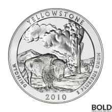 2010 Silver 5 oz ATB Yellowstone, Wyoming