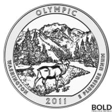 2011 Silver 5 oz ATB Olympic, Washington