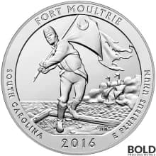 2016 Silver 5 oz ATB Fort Moultrie, South Carolina