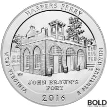 2016 Silver 5 oz ATB Harper's Ferry, West Virginia