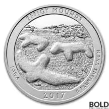 2017 Silver 5 oz ATB Effigy Mounds, Iowa