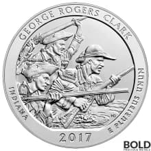 2017 Silver 5 oz ATB George Rogers Clark, Indiana