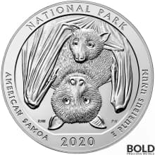 2020 Silver 5 oz ATB American Samoa National Park