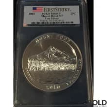 2010 Silver 5 oz ATB Mount Hood NP First Strike PCGS MS69 PL