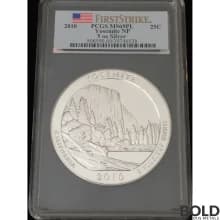 2010 Silver 5 oz ATB Yosemite NP First Strike PCGS MS69 PL