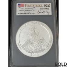 2012 Silver 5 oz ATB Hawaii Volcanoes NP First Strike PCGS MS69 DMPL (Moy)