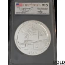 2013 Silver 5 oz ATB Fort McHenry NP First Strike PCGS MS69 DMPL (Mercanti)
