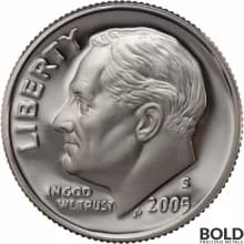 2005-S Silver Proof Roosevelt Dime