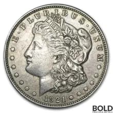 1921 Silver Morgan Dollar - VG