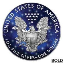 2019 Silver 1 oz American Eagle Glowing Galaxy