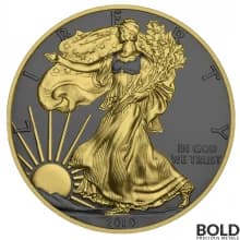 2019 Silver 1 oz American Eagle Golden Ring