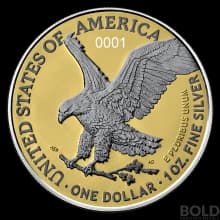 2021 American Silver Eagle New Heritage 2-Coin Set Ennobled