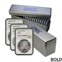 1986-2020 American Silver Eagle 35-Coin Set NGC MS69