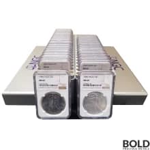 1986-2020 American Silver Eagle 35-Coin Set NGC MS69