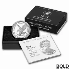 2021 American Silver Eagle 1 oz Proof West Point (Type 2)